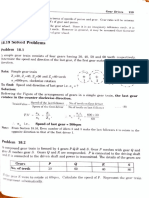 Gear Numericals From S. Trymbaka Murthy