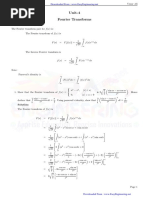 Fourier Transforms