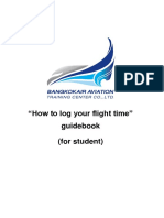 How To Log Your Flight Time For Student Rev02