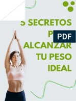 Ebook 5 Secretos Alcanzar Tu Peso Ideal