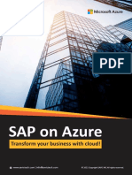 SAP On Azure Brochure