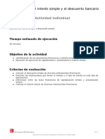 ACTIVIDAD 3 Ejercicio de Interés Simple y Descuento Simple