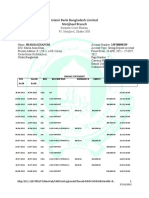 Shamia Bank Statement