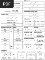 Memory Page - Trig + Calc