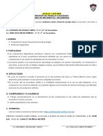 Acta de Reunión Colegiada 1 - 1er Bimestre - Lunes 21 Marzo