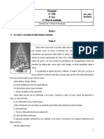 2.º Teste - Português, 5.º - Correção