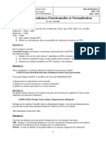 Série N°2 - DF Et Normalisation