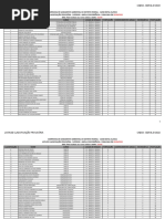 Lista de Classificação Provisória - Superior - Ampla Concorrência