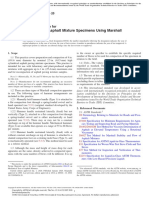 ASTM D6926 Standard Practice For Preparation of Asphalt Mixture Specimens Using Marshall Apparatus