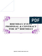 Event Proposal