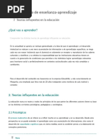 UD2 - 2. 2. Teorías Influyentes en La Educación