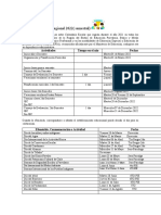 Calendario Escolar Regional 2022 Basica