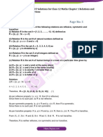 NCERT Solutions For Class 12 Maths Chapter 1 Relations and Functions Exercise 1.1