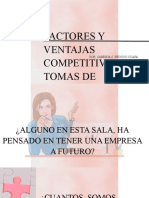 Factores y Ventajas Competitivas y Toma de Decisiones