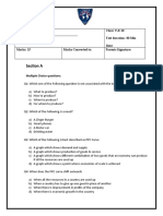 Economics Grade 9 & 10 (Quiz 2)