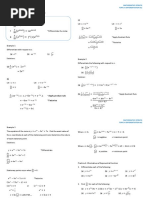 3 Derivatives of Exponentials FN 4.4 Derivatives of Logarithmic FN