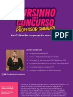 Aula 5 - Perguntas e Respostas - Prof. Luciene Cavalcante