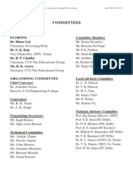 National Conference On Microwave Antenna and Signal Processing (NCMASP2011)