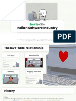 Presentation - The Story Behind The Growth of Indian Software Industry