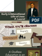 Early and Education Life of JPL