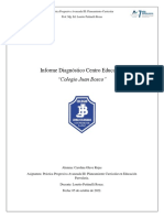 Informe Diagnóstico Colegio Juan Bosco