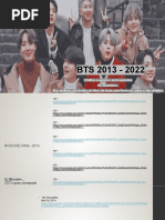 BTS 2013 - 2022