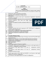 Lesson Plan EC 2027 Analog Electronics Cr-4 Day Topics Semiconductor