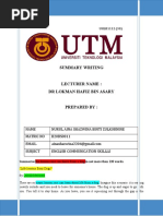 Summary Writing