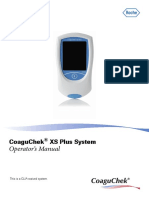 Roche CoaguChek XS Plus System Operators Manual en