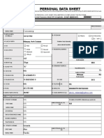 2 Personal Data Sheet Cs Form No 212 Revised 2018