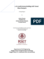 Seismic Analysis of A Multi-Storey Building With Tuned Mass Dampers