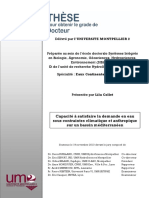 Capacité À Satisfaire La Demande en Eau Sous Contraintes Climatique Et Anthropique Sur Un Bassin Méditerranéen