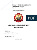 Proyecto de Emprendimiento Productivo