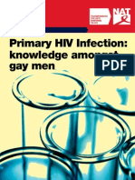 Primary HIV Infection: Knowledge Amongst Gay Men: Report: July 2011