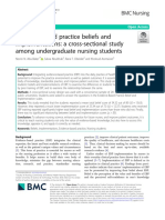 Evidence-Based Practice Beliefs and Implementations: A Cross-Sectional Study Among Undergraduate Nursing Students