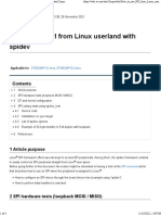 How To Use SPI From Linux Userland With Spidev - Stm32mpu