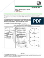 D3E802F86D2-TT 13-09-02 ALL Models With 2 0T FSI Engine Oil Consumption Cylinder Bore Checking Using Dial Bore Gauge