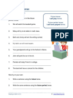 Grade 4 Future Perfect Tense C