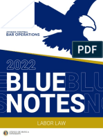 2022 Blue Notes Labor Law