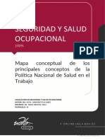 Mapa Conceptual de Los Principales Conceptos de La Política Nacional de Salud en El Trabajo