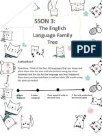 The English Language Family Tree