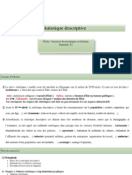 Cours - Statistique Descriptive - S10