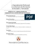 Módulo VI. Operaciones en Emergencias-Extinción de Incendios