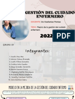 Mejoras de La Gestió N Cuidado Enfermero - GRUPO 1