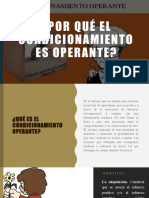 Por Qué El Condicionamiento Es Operante