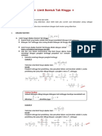 MATERI - Limit Bentuk Tak Hingga