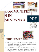 Cultural Communities in Mindanao