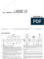 Spider Classic 15 Pilot's Guide - English 