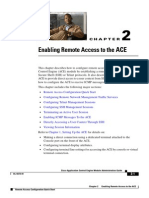 Enabling Remote Access To The: Cisco Application Control Engine Module Administration Guide OL-9373-01