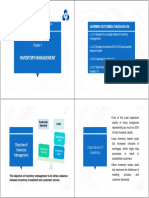 Chapter 7 - INVENTORY MANAGEMENT